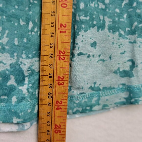 French Dressing Jeans XXL Floral Graphic Burnout Tee Art Rhinestones New - Picture 11 of 11